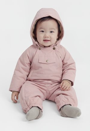 MINI A TURE, MATWISTI LINED SNOWSUIT - Vinterdress - adobe rose