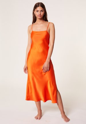 Indigo Sky Samsara Long Satin Chemise Nightdress Camicia da Notte