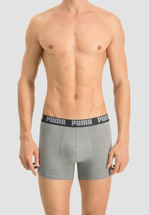 Puma, 8ER PACK  - Kurze Boxershorts -  dark grey mel/ black