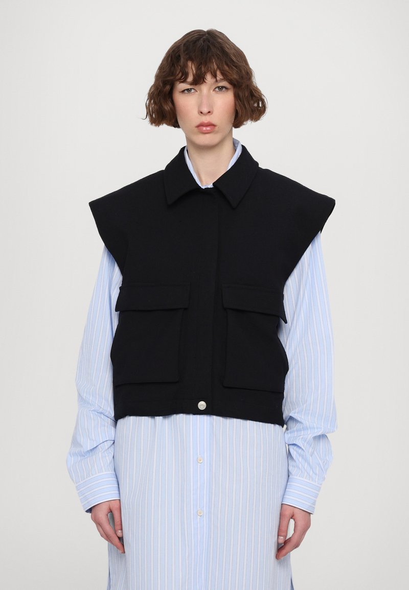 Won Hundred - EMELIA VEST - Weste - black, Vergrößern