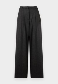 JDYCHARLY WIDE PANT - Wide leg - black/grey