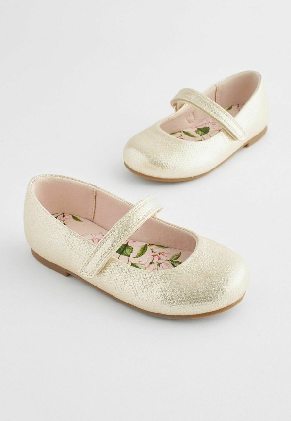 MARY JANE  – Riemchenballerina – gold shimmer