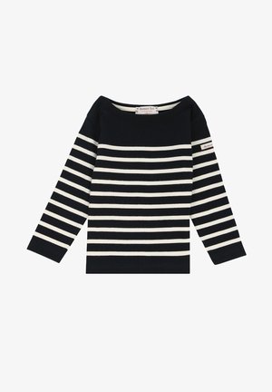 Armor lux DRISSE MARINIÈRE - T-shirt à manches longues - rich navy/nature