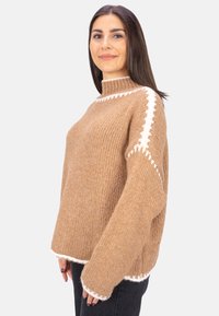 Seasons of April JOLIE - Strickpullover - hellbraun