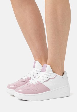 HEEL LOGO  - Sneakers laag - white/pink