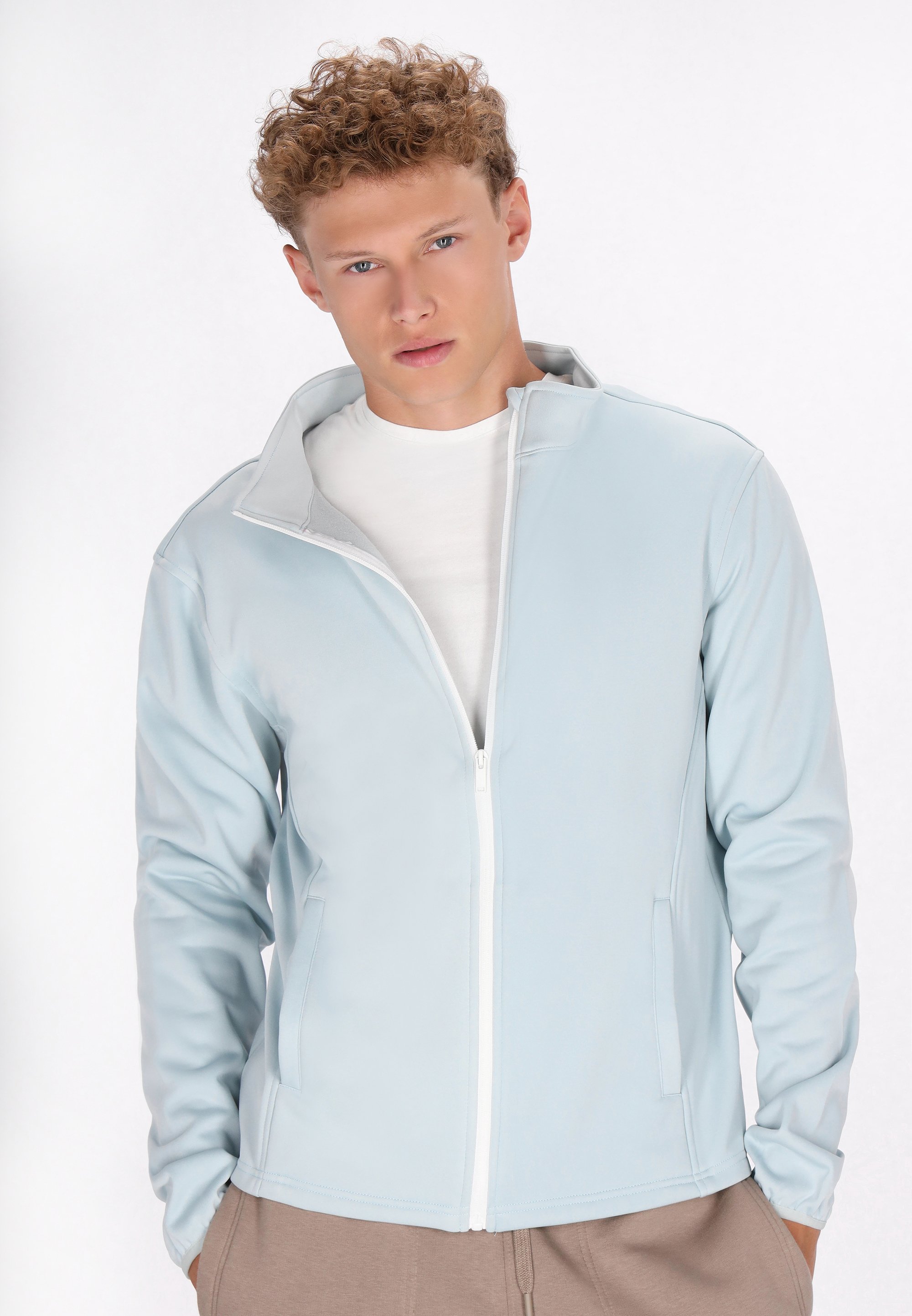 Mo Giacca sportiva blasses türkis weiss/turchese - Main Image