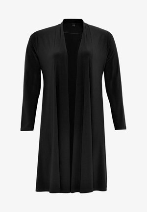 YOEK LONG FIT - Strickjacke - black