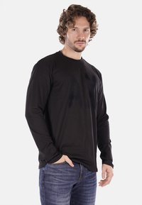 Armani Exchange Maglietta a manica lunga - nero