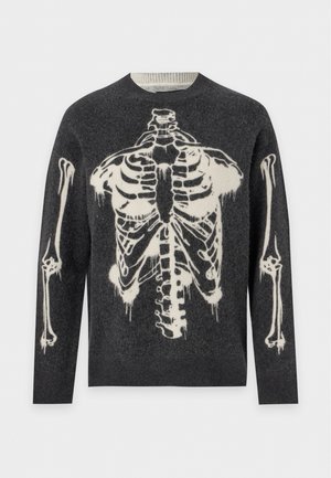 AllSaints, RIBSPILL CREW - Пуловер - charcoal grey