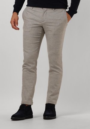 Chinos - stripes grey