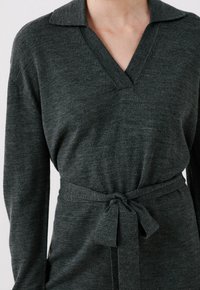 Caroll Strickkleid - gris fonce