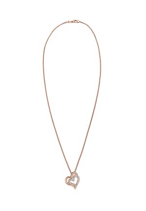 SPARKLING HEART LOVE - MIT KRISTALLEN VON SWAROVSKI® - Ketting - rose gold-coloured