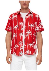 s.Oliver REGULAR - Overhemd - preiselbeere