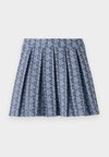 Trapecinis sijonas - navy blue/white