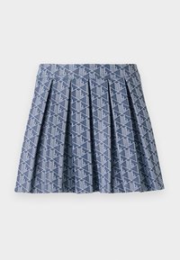 Gonna a campana - navy blue/white