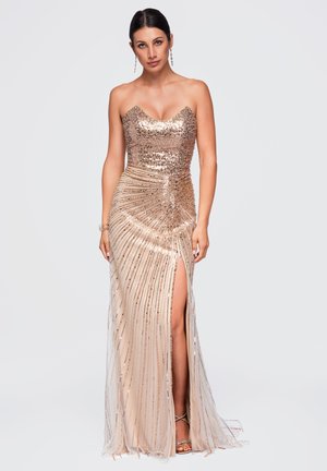 Ombre, DRESS LA-OM-DLR449 - Robe de cocktail - gold-coloured