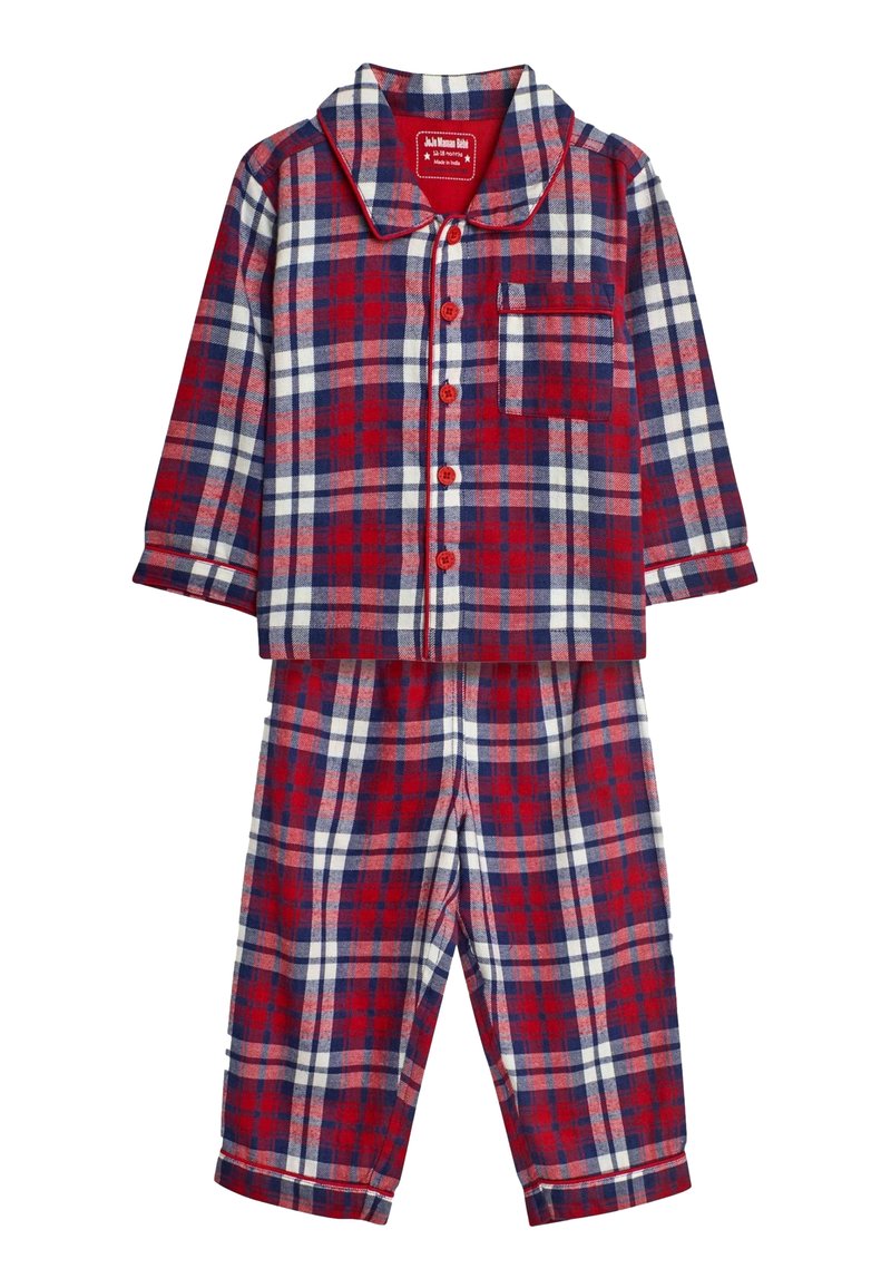 JoJo Maman Bébé SET CLASSIC CHECK - REGULAR FIT - Yöasusetti - red