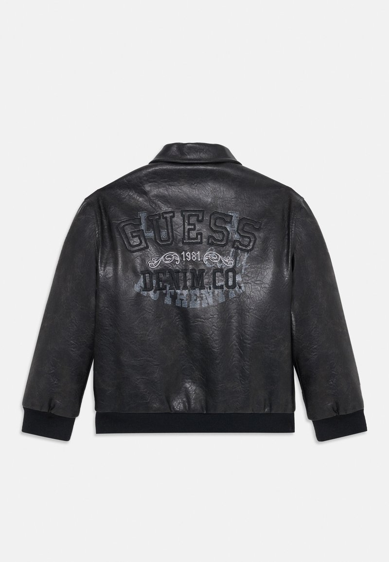 Guess JUNIOR PADDED JACKET Faux leather jacket jet black/black - Main Image