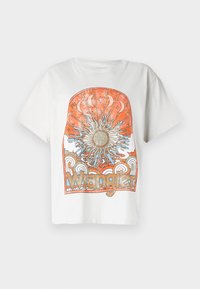 GIRLFRIEND TEE - Triko s potiskem - vintage white