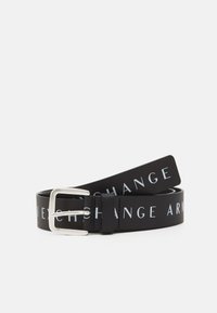 Armani Exchange - BELT - Diržas - black Miniatiūros vaizdas 1