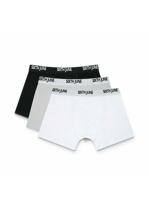LOGO 3PACK - Trunks - white/black/grey