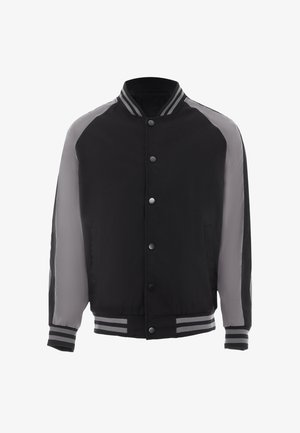 Bomber Jacket - schwarz grau