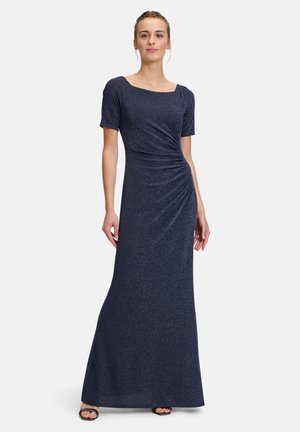 IM GLITZER-LOOK - Robe en jersey - dark blue grey