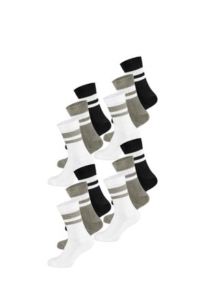 12-PACK UND ALLTAG - Calze - weiß/grau/schwarz