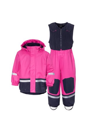 Rain trousers - plastic pink