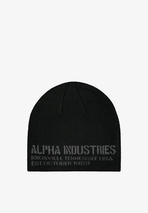 Alpha Industries, CONE ALPHA BEANIE UNISEX - Muts - black