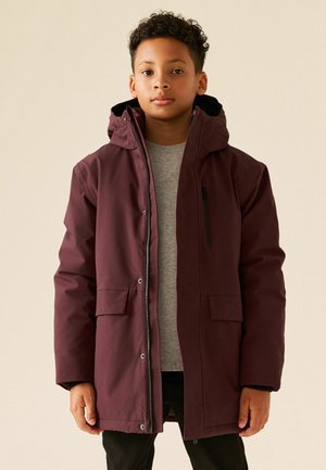 Next, REGULAR FIT - WATERPROOF BORG LINED PARKA COAT . - Parka - burgundy red