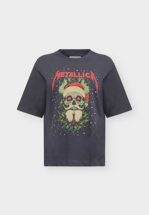 Noisy May, NMMILLIE LICENS CHRISTMAS TEE - T-shirt imprimé - metallica santa