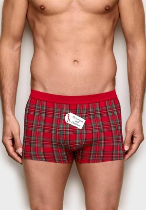 HELLO XMAS - Boxerkalsong - red checkered