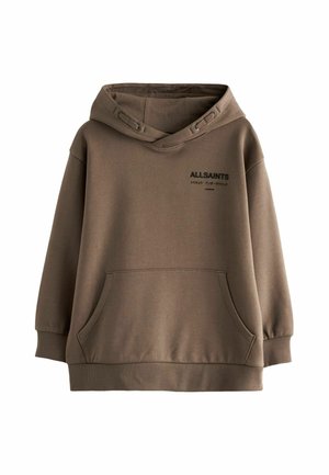 UNDERGROUND - Džemperis su gobtuvu - brown textured