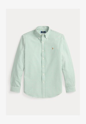 Polo Ralph Lauren, CUSTOM FIT GINGHAM OXFORD SHIRT - Πουκάμισο - 4338u faded mint/white