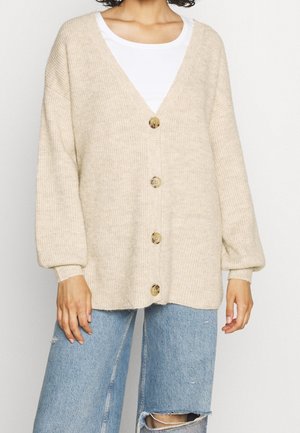 Chaqueta de punto - camel