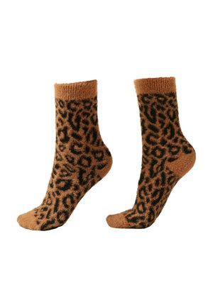 ANIMAL PRINT  - Calze - brown