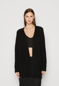 Mos Mosh LONG CARDIGAN - Kardiganas - black