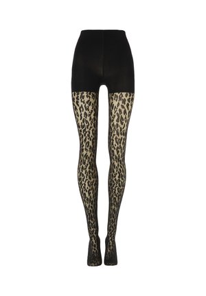 LEO CONTROL - Strumpbyxor - black black