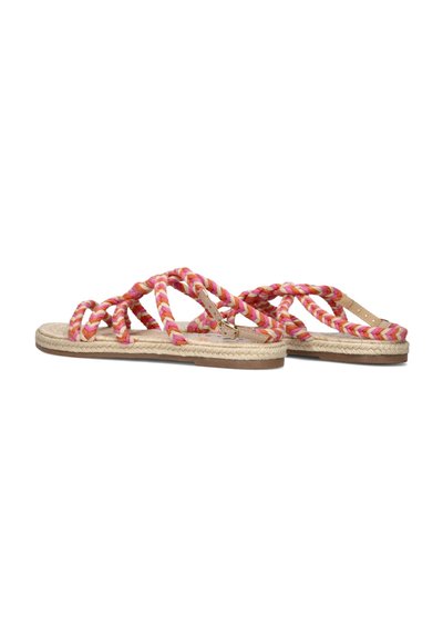 Manebí Espadrilles - peony apricot tie up