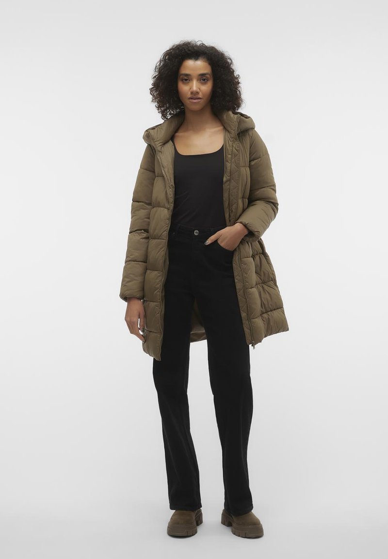 Vero Moda Wintermantel donkergroen
