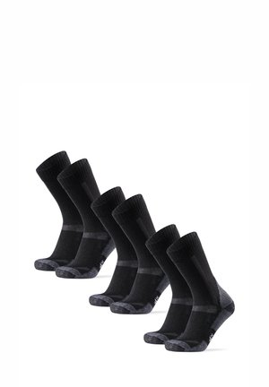 3-PACK  - Urheilusukat - black/grey