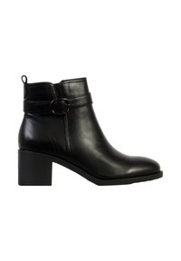 Super Mode À TALON ZIP - Bottines - noir