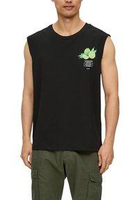 s.Oliver MIT FRONT - Top - schwarz