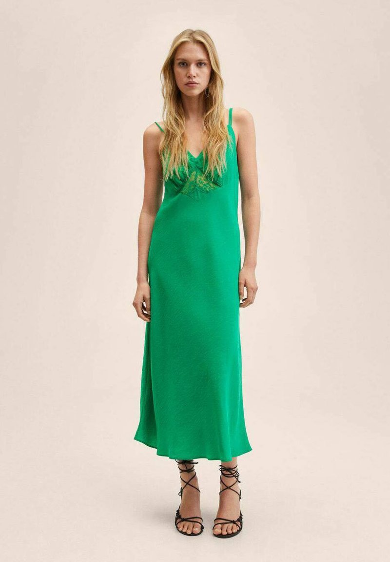 Damen Freizeitkleider | Mango LENCERO Freizeitkleid green/grün - ZX27206 Damen Freizeitkleider | Mango LENCERO Freizeitkleid green/grün - ZX27206