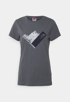 NEW CLIMB TEE - T-shirt con stampa - vanadis grey