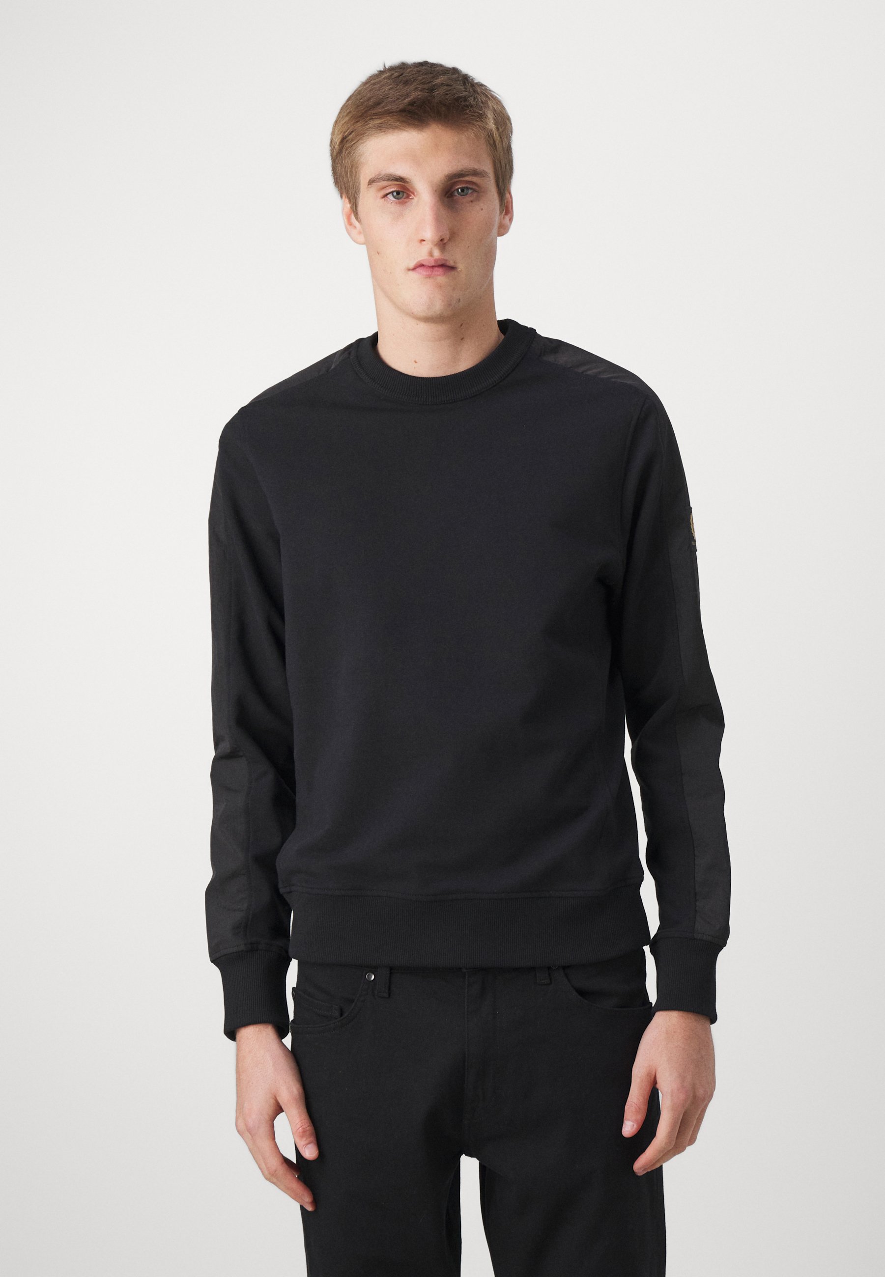 Felpa Uomo/Donna 10300 – Nero, Manica Lunga, 100% Cotone, Taglia 40