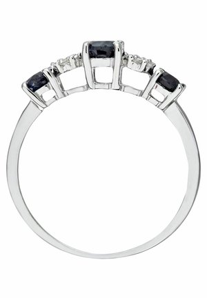 DIAMANT L'ÉTERNEL, 9CT DIAMOND AND SAPPHIRE ETERNITY - Prsteň - silver coloured