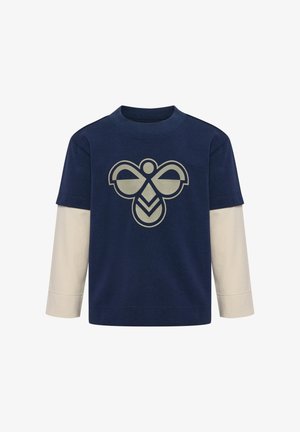 Hummel, HUMMEL HMLMINI LOOSE LAYER T-SHIRT L/S - T-shirt à manches longues - dress blues