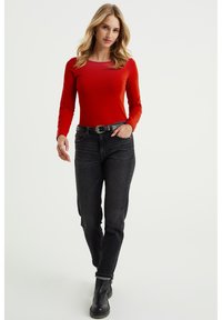 WE Fashion Hosszú ujjú felső - red